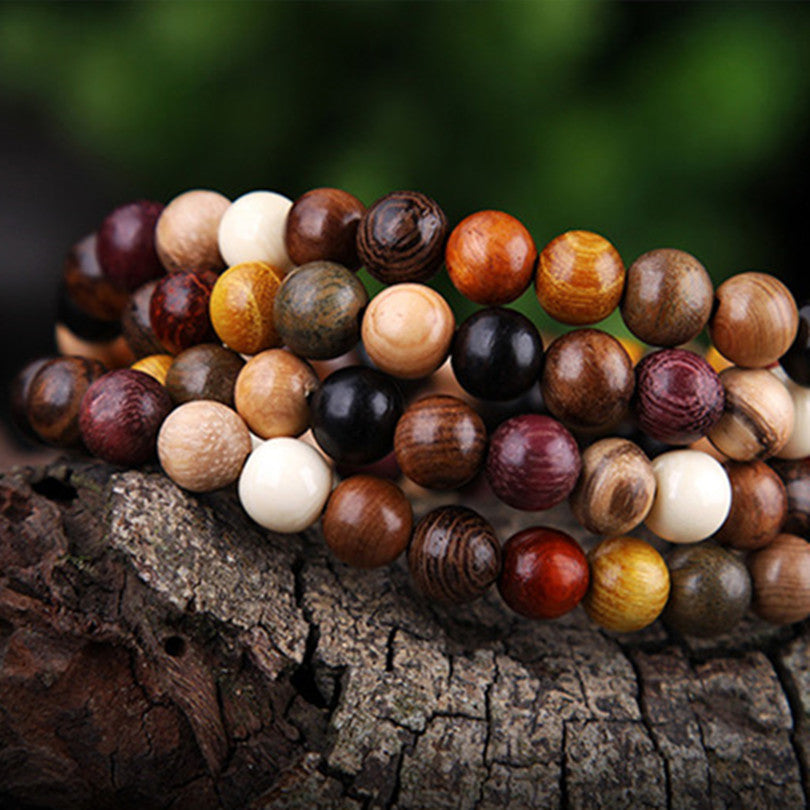 108pcs Sandalwood Tibetan Buddhist Prayer Beads Bracelets