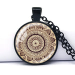 Pendant Mandala Necklace for Vintage Women