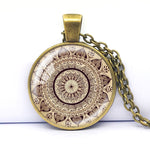 Pendant Mandala Necklace for Vintage Women