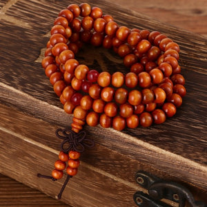 Natural Sandalwood Buddhist Prayer Bracelet