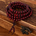 Natural Sandalwood Buddhist Prayer Bracelet