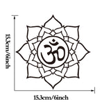 DCTOP OM Mandala Buddha Lotus Stickers