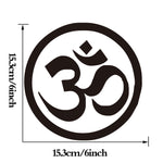 DCTOP OM Mandala Buddha Lotus Stickers
