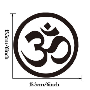 DCTOP OM Mandala Buddha Lotus Stickers