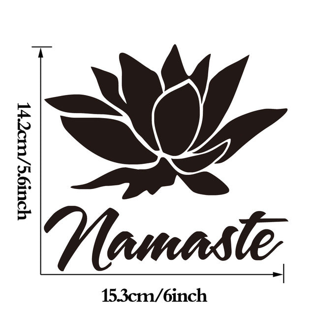 DCTOP OM Mandala Buddha Lotus Stickers
