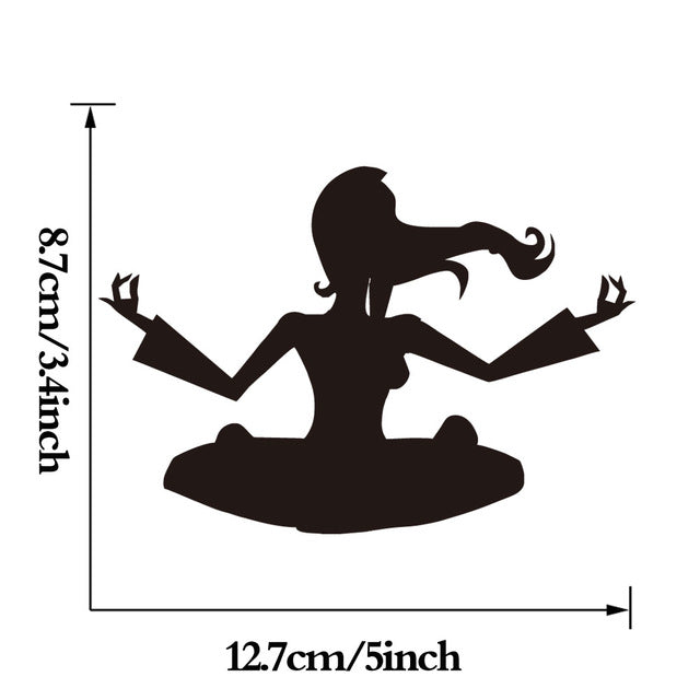 DCTOP OM Mandala Buddha Lotus Stickers