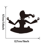 DCTOP OM Mandala Buddha Lotus Stickers