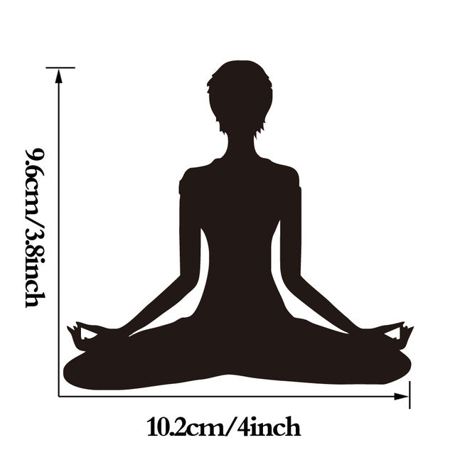 DCTOP OM Mandala Buddha Lotus Stickers