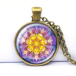 Pendant Mandala Necklace for Vintage Women