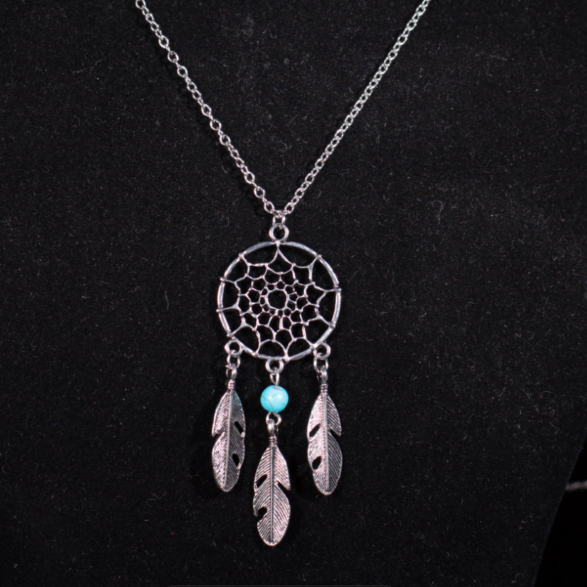 Trendy Style Dreamcatcher Pendant - Mandala Lotus Necklace