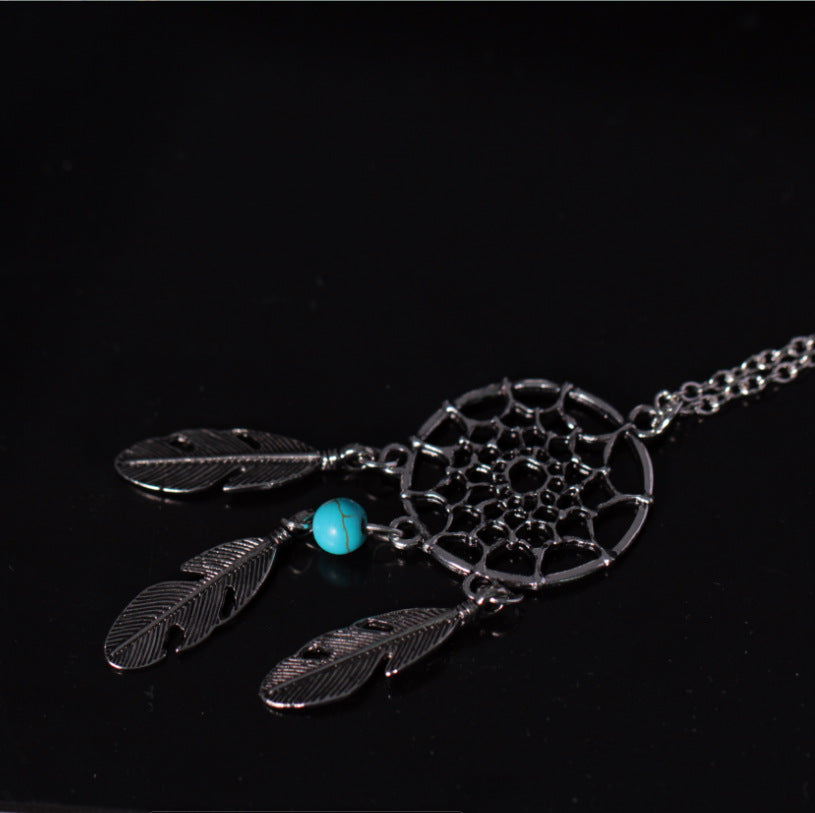 Trendy Style Dreamcatcher Pendant - Mandala Lotus Necklace