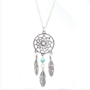 Trendy Style Dreamcatcher Pendant - Mandala Lotus Necklace