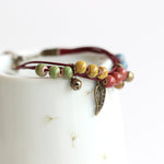 Leaf & Bells - Ceramic Vintage Bracelets