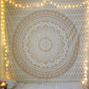 Premium Large Indian Mandala Wall Hanging - 210x150cm