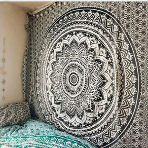 Premium Large Indian Mandala Wall Hanging - 210x150cm