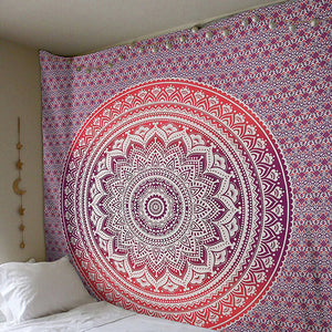 Premium Large Indian Mandala Wall Hanging - 210x150cm