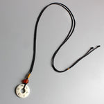 Pendant Hand-carved OM Mani Padme Hum Sign Necklace