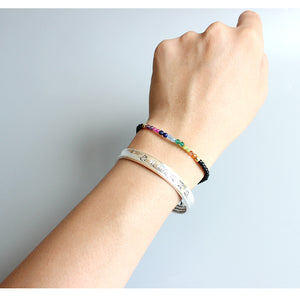 Natural Crystal Yoga Seven Chakras -  Healing Balance Bracelet
