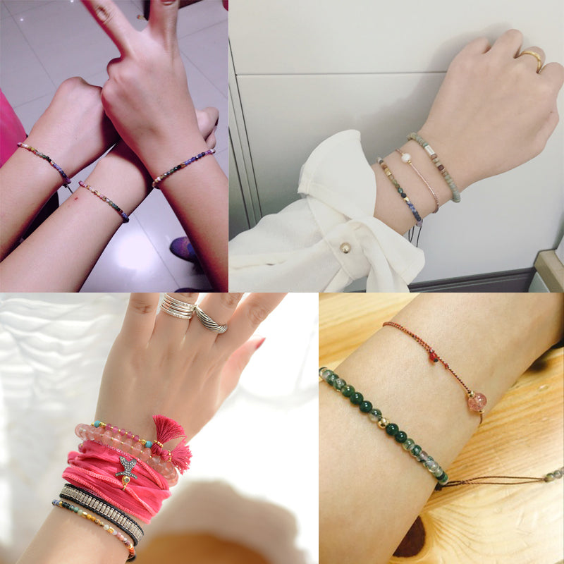 Natural Crystal Yoga Seven Chakras -  Healing Balance Bracelet