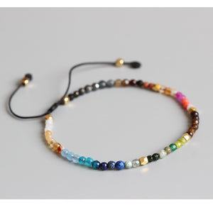 Handmade Natural Crystal Chakra Bracelet