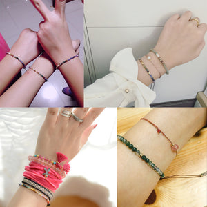 Handmade Natural Crystal Chakra Bracelet