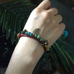 Leaf & Bells - Ceramic Vintage Bracelets