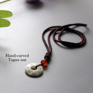 Handmade Rope Necklace - OM Mantra Sign Pendant