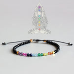 Natural Crystal Yoga Seven Chakras -  Healing Balance Bracelet