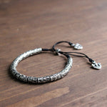 Tibetan Brass OM MANI PADME HUM Beads Bracelet
