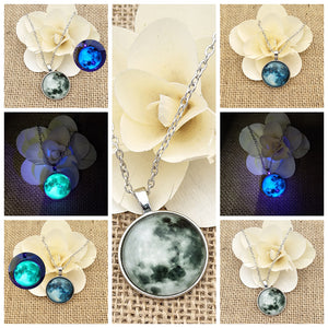 Premium Glowing-in-the-Dark Moon Necklace