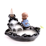 Little Monk Backflow Incense Burner - Buddhist Incense Holder Buddhist