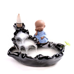 Little Monk Backflow Incense Burner - Buddhist Incense Holder Buddhist