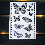 25 Style Hot Waterproof Black Henna Tattoo - Mandala Flower