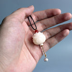 Elegant Handcrafted Lotus Pendant Necklace