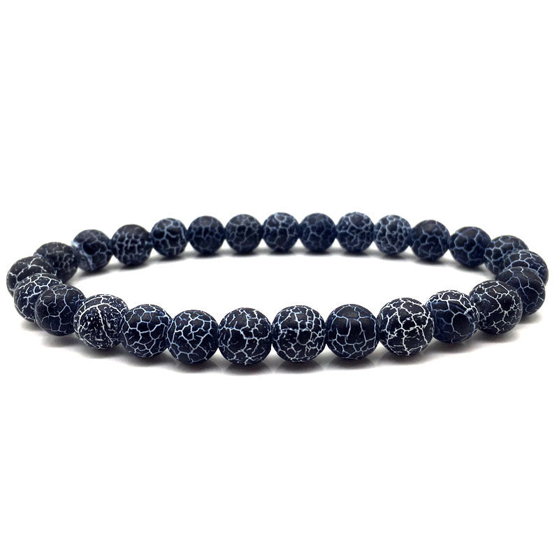 Natural Brown Stone - Mantra Prayer Beads Bracelets