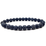 Natural Brown Stone - Mantra Prayer Beads Bracelets