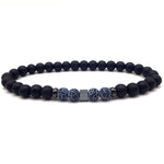Natural Brown Stone - Mantra Prayer Beads Bracelets