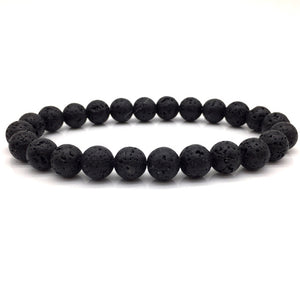 Black&White Marble Beaded - Classic Natural Stone Bracelets