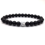 Black&White Marble Beaded - Classic Natural Stone Bracelets