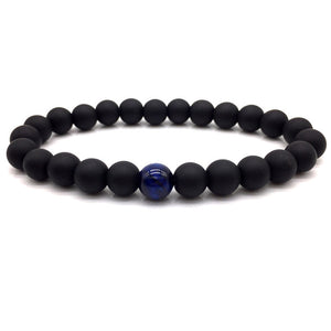 Black&White Marble Beaded - Classic Natural Stone Bracelets