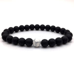 Black&White Marble Beaded - Classic Natural Stone Bracelets