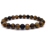 Black&White Marble Beaded - Classic Natural Stone Bracelets