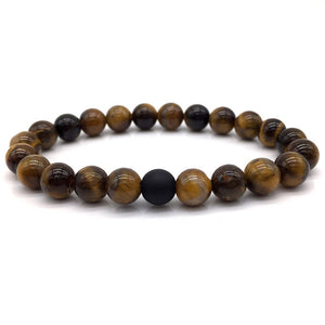 Black&White Marble Beaded - Classic Natural Stone Bracelets