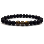 Black&White Marble Beaded - Classic Natural Stone Bracelets