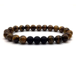Black&White Marble Beaded - Classic Natural Stone Bracelets