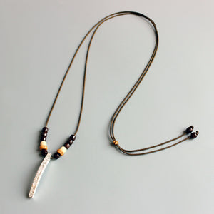 Handmade Tibetan Lucky Rope - Om Mani Padme Hum Pendant Necklace