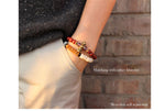 Handmade Bodhi - Coconut - Olive Tibetan Bracelet