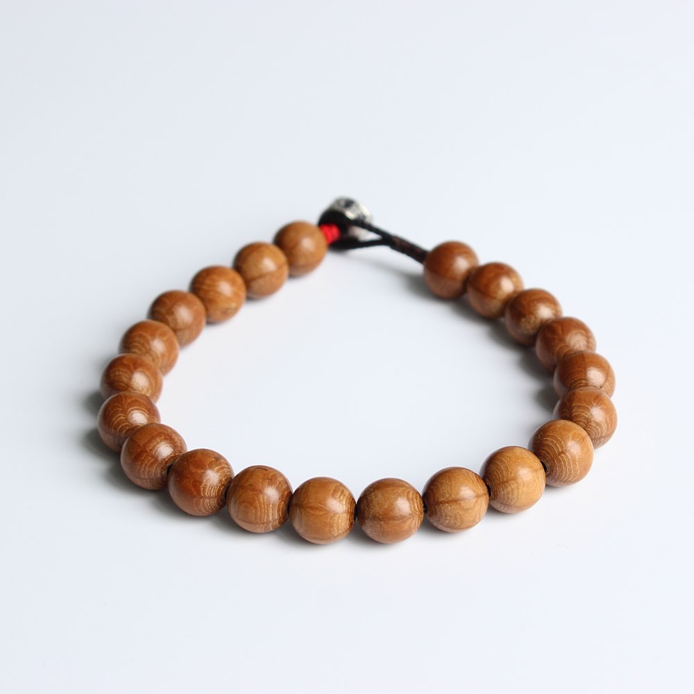 Hand-braided Lucky Knots - Om Mani Padme Hum Charm Bracelet
