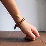 Hand-braided Lucky Knots - Om Mani Padme Hum Charm Bracelet