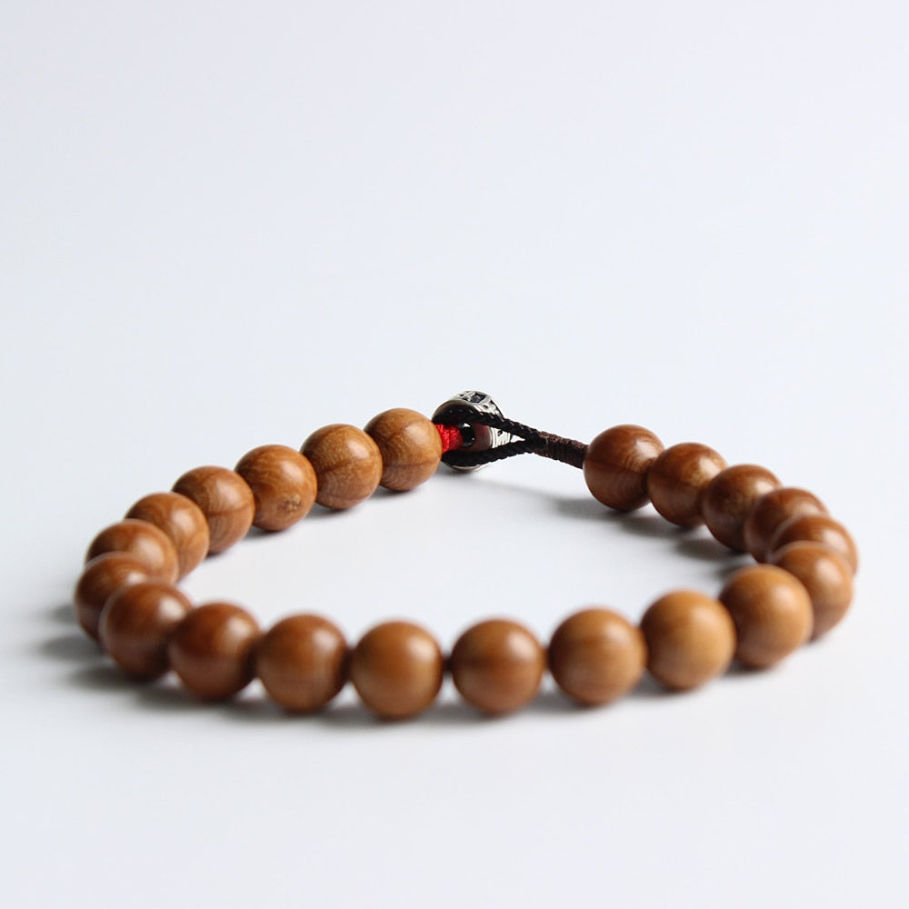 Hand-braided Lucky Knots - Om Mani Padme Hum Charm Bracelet